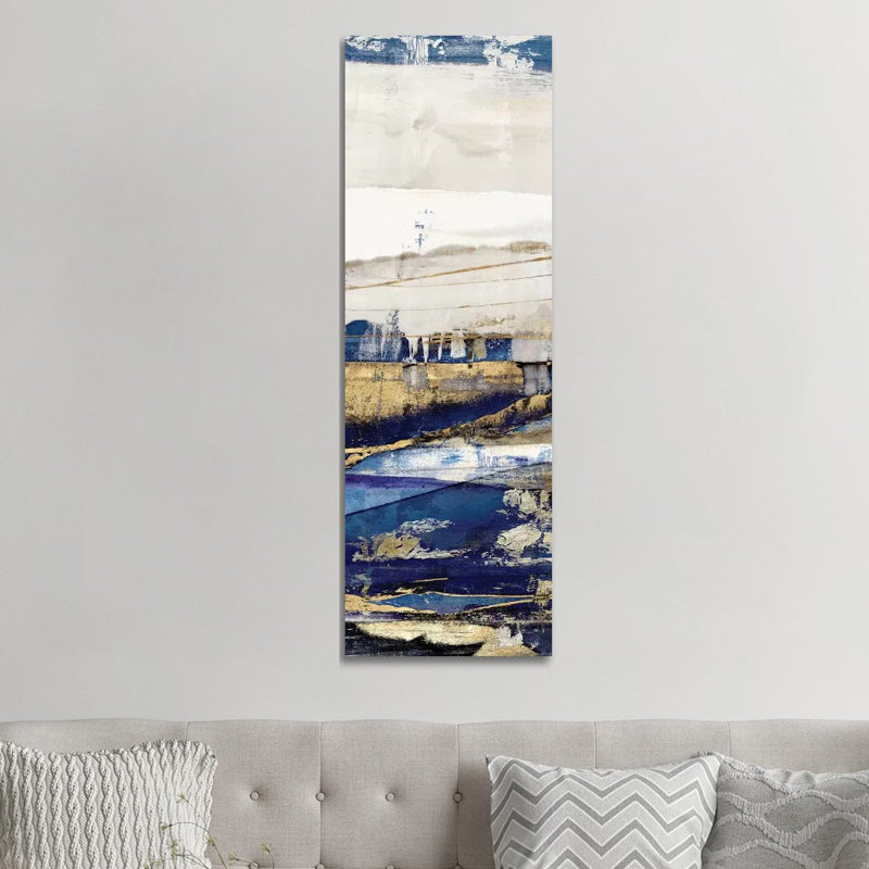 Ultramarine II by Isabelle Z - Panoramic Print on Canvas, Wrapped Canvas, 121.92 cm H x 40.64 cm W x 3.175 cm D