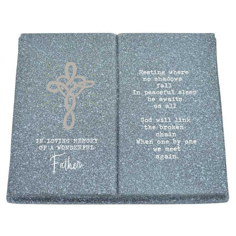 Vivid Squid Wholesale Plastic Religious & Spiritual Memorial Plaque/Stone