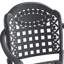 Ensemble de 5 meubles de patio en fonte d'aluminium-2138023181