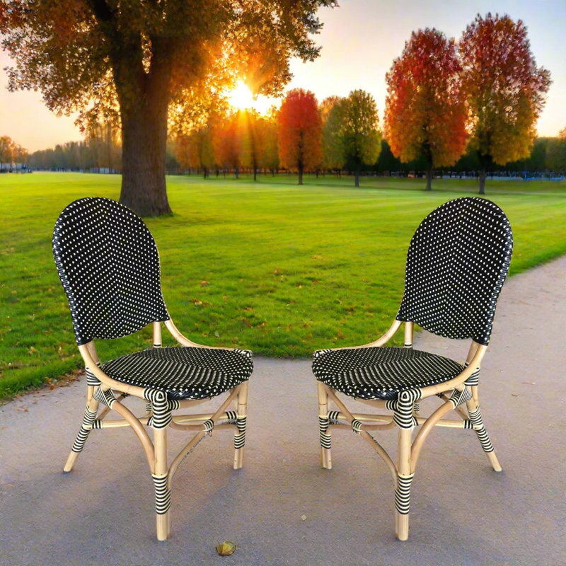 Chaise de patio empilable Hitchcock