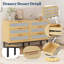 Commode 6 tiroirs pour chambre à coucher