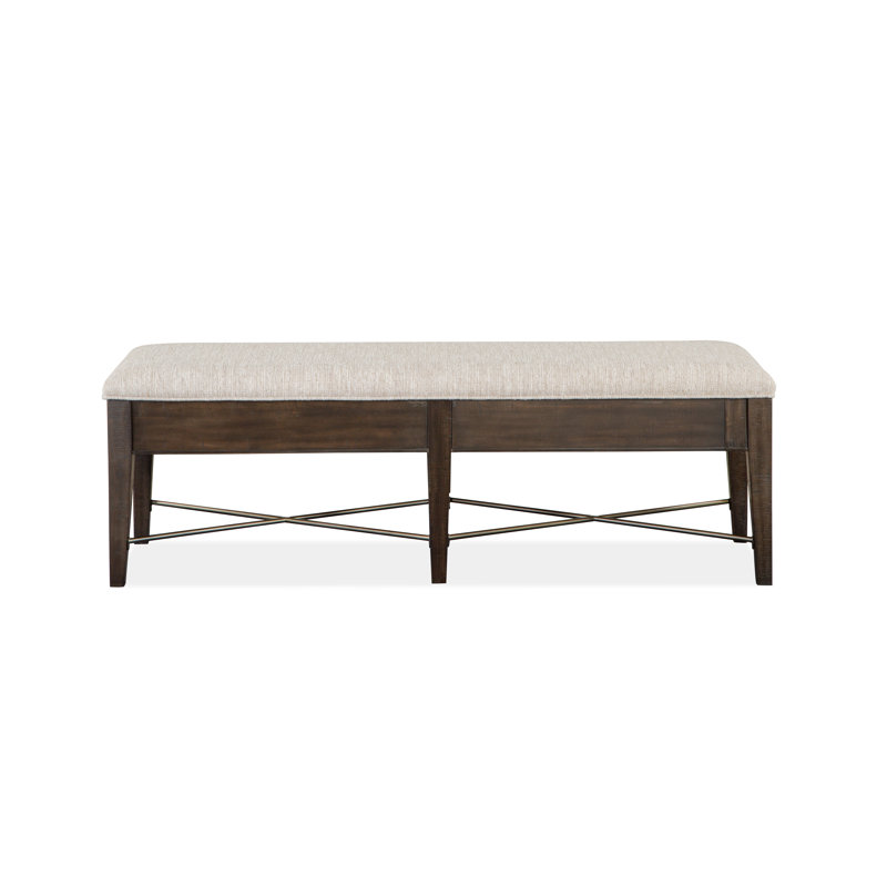 Aronoff Fabric Upholstered Storage Bench, Graphite 