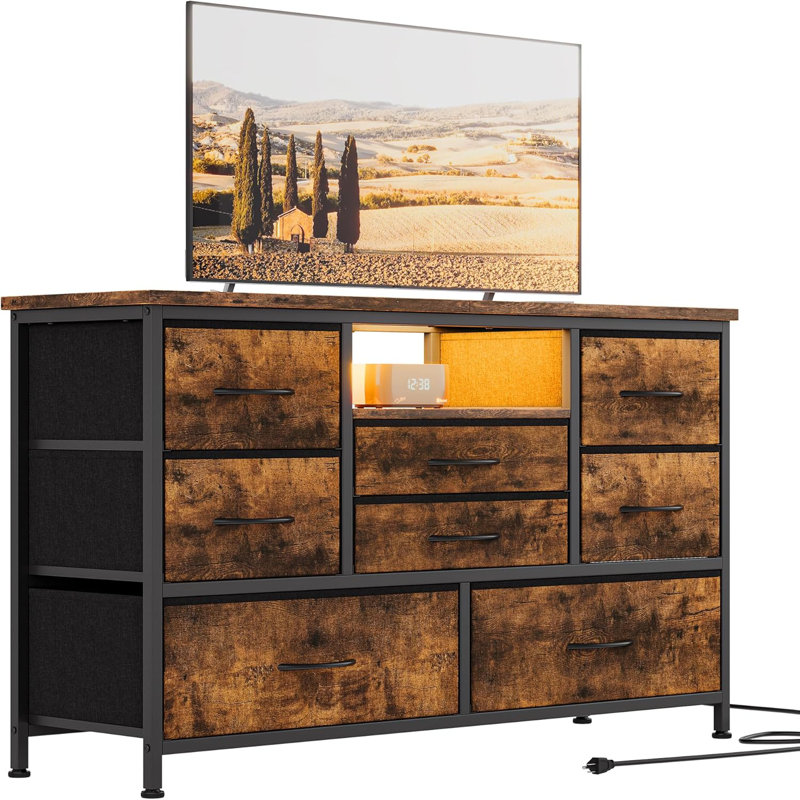 37cm W Chest of Drawers, Tan