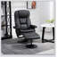 Fauteuil inclinable ergonomique pivotant de 31,5 po de largeur avec repose-pieds-1033214703-1033214700