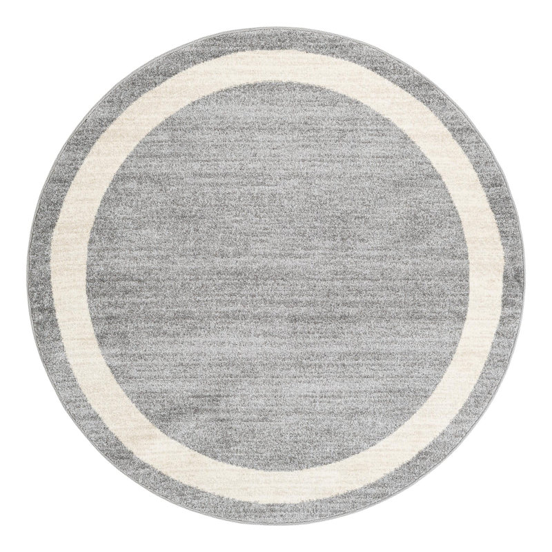 Islas Abstract Indoor Rug, Round 6'1" x 6'1"