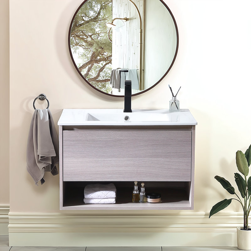 Meuble-lavabo flottant 30 po Modern Mood Grain