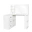Élégant meuble-lavabo avec lumières DEL réglables et multiprise, 3 grands tiroirs pour le rangement et l'organisation