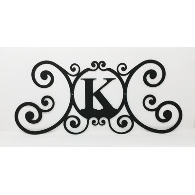 Letter 1-Line Wall Address Plaque