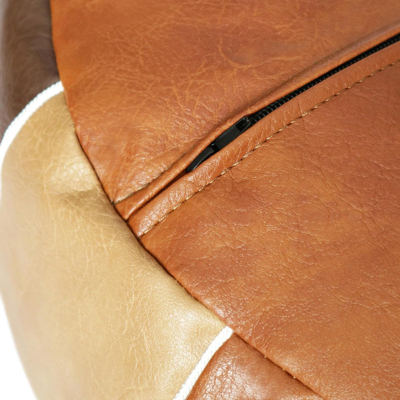 Repose-pieds Clotine, Brun / Beige