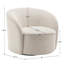 Fauteuil demi-tonneau pivotant Clcle-88388130