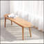 Banc de table en bois de chêne naturel pour salle à manger-313514350