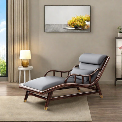 Chaise durable en bois de santal mauve doré durable