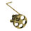 Levier de réservoir de toilette à fixation latérale Kingston Brass Webb