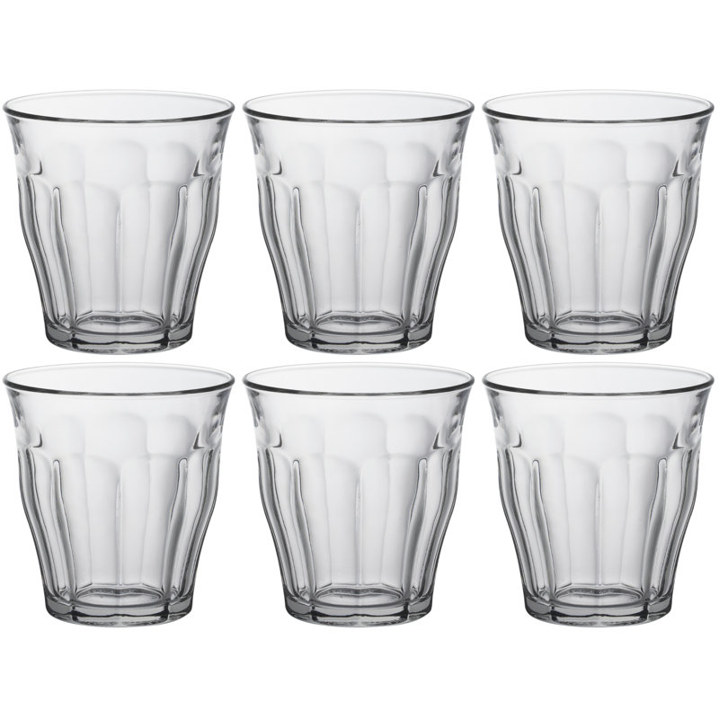 Duralex Picardie 200ml Drinking Glass Set, 200ml, Clear