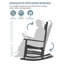 Wolak HDPE Rocking Adirondack Chair-1236310220