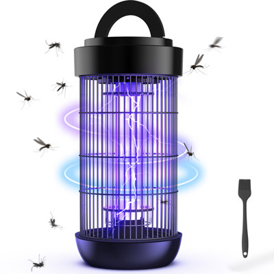 Waterproof 4000v Mosquito Killer Electronic Insect Fly Trap Bug Zapper For Outdoor And Indoor Use