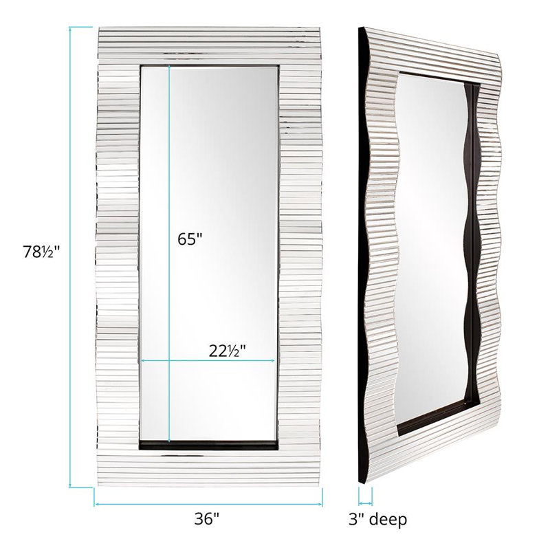 Waverly Rectangle Beveled Wall Mirror