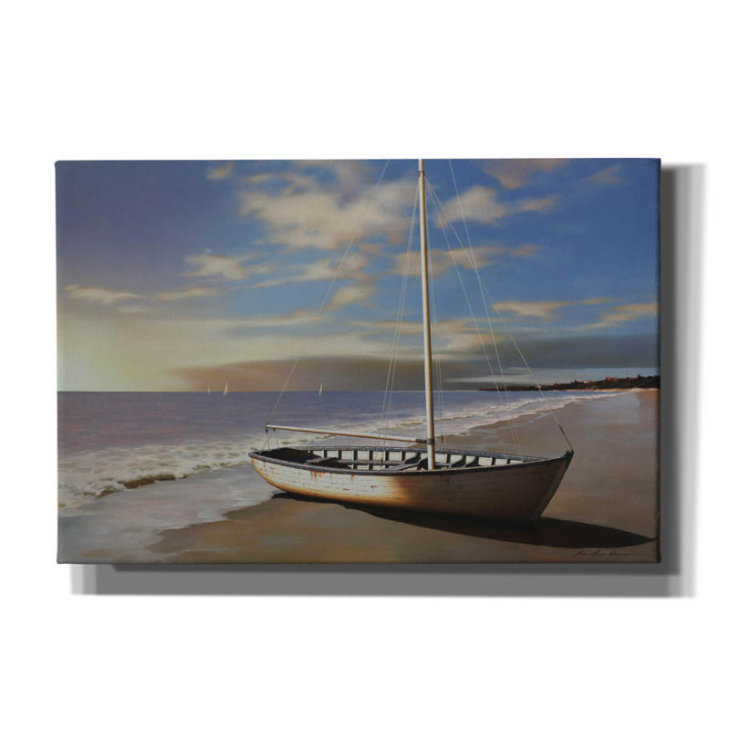 " Sunset " by Zhen-Huan Lu, 12" H x 18" W x 0.75" D