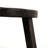 Approx. 23 Inches Round Side Table Distressed Black