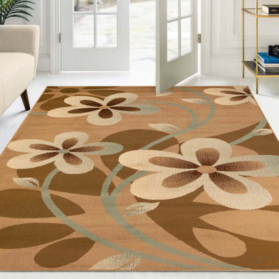 Leela Southwestern Rustic Medallion Power-Loomed Indoor Area Rug