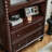 Nut-brown Solid Wood+Glass Display Cases