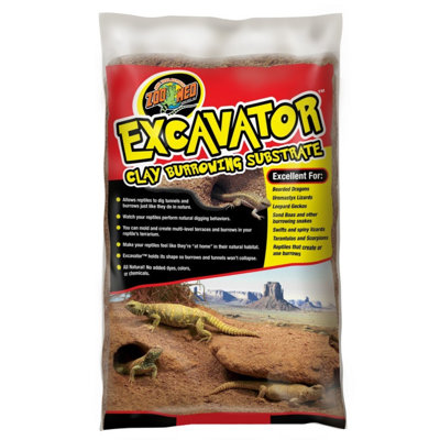 Zoo Med Excavator Clay Burrowing Moldable Substrate, 20lb