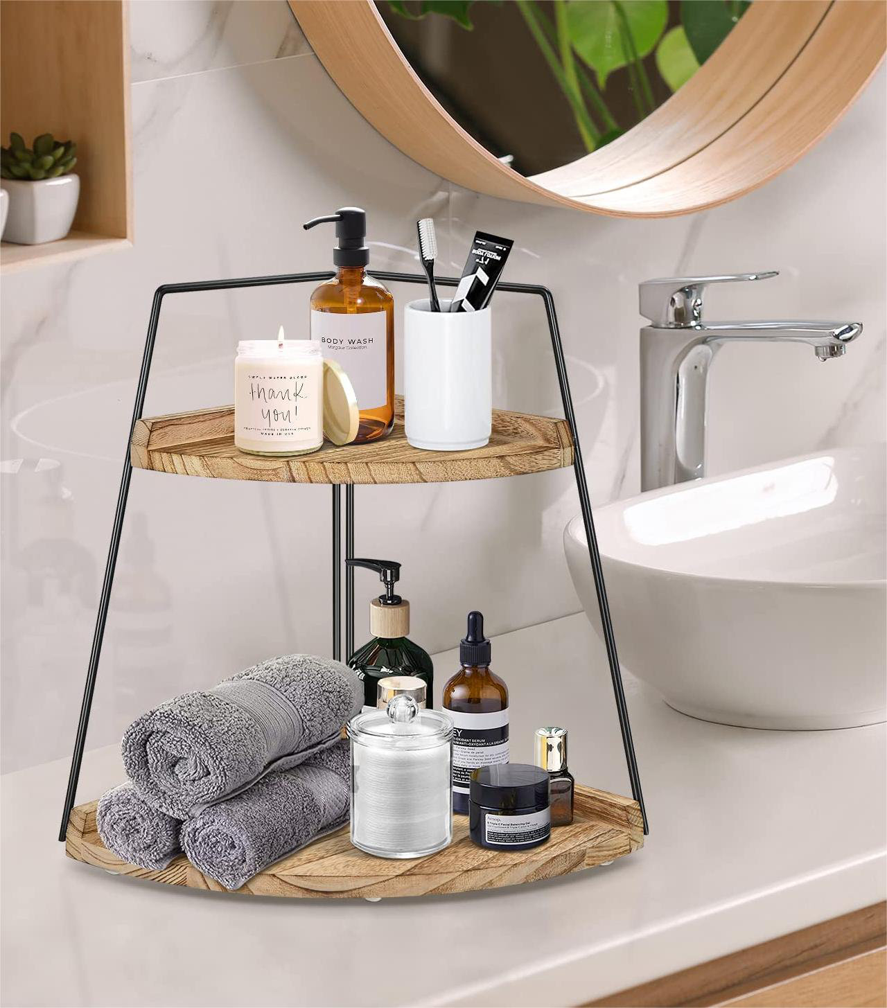 Brunetto Bamboo Bathroom Shelf Rebrilliant Finish: Natural