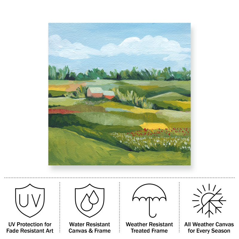Bolognaise «Valley Idyllic I» par Grace Popp, H 24 po x l 24 po