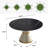 Modern Round White Pedestal Dining Table-484872849-484872848
