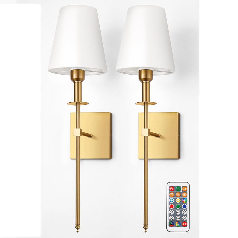RGB Wall Sconce, Gold