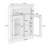 Floor Corner Accent Cabinet With Two Doors And Shelves, Free-standing Corner Storage Cabinets