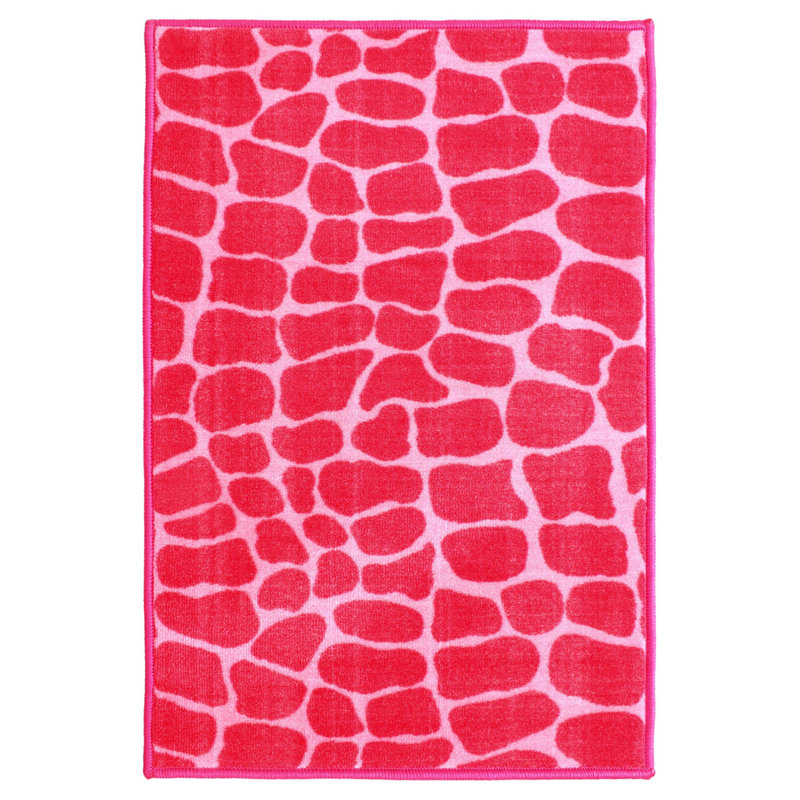 Tapis crocodile rose Furnish My Place, Rectangle 9 pi x 18 pi
