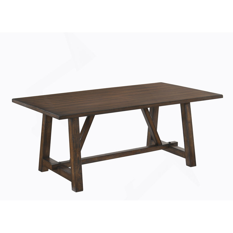 Dark Oak Finish Dining Table