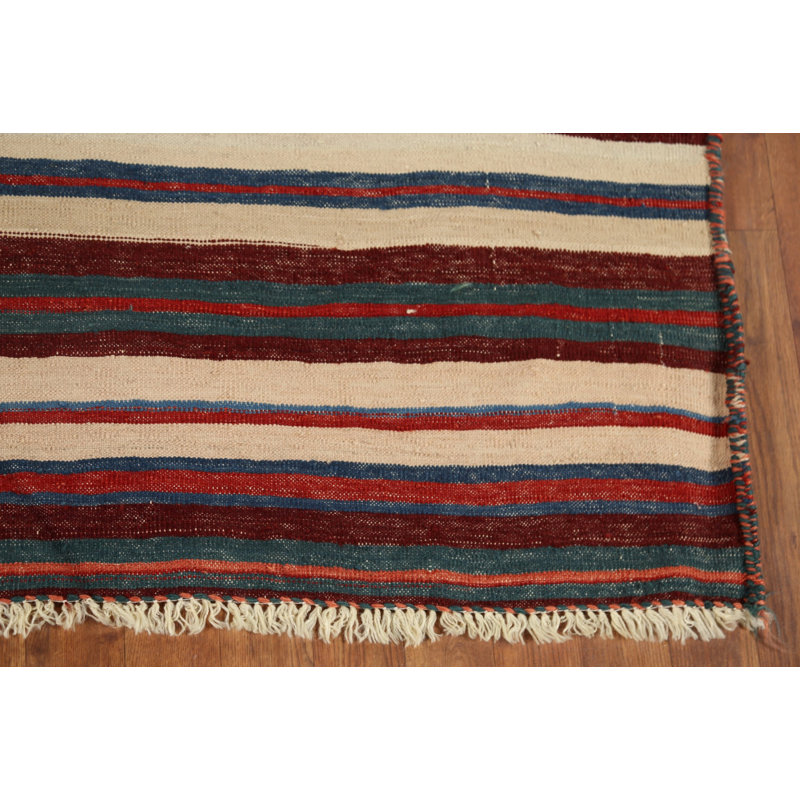 Tapis kilim à teinture végétale 6 x 9