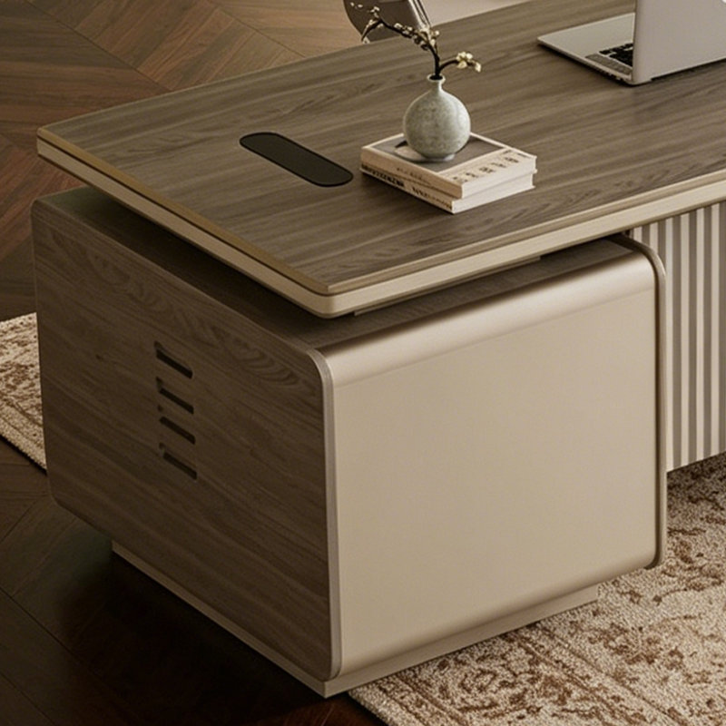 Bureau simple et luxueux, H 29,53 po x l 70,87 po x P 31,5 po
