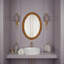 Wallace Round Solid Wood Mirror