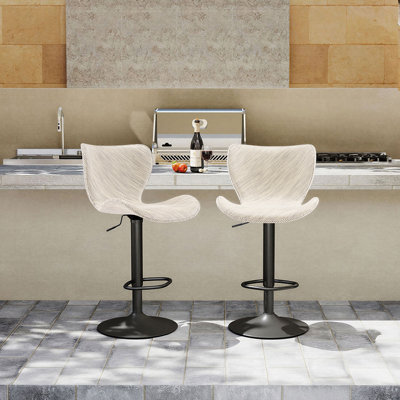 Outdoor Waterproof Textilene Swivel Bar Chair
