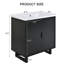 Ensemble de meuble-lavabo simple 29,5 po Reika-1347544153
