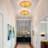 Tiffany 20 Inch 4 Light Dimmable Flush Mount Ceiling Lamp