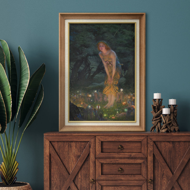«Enchanted Fairy Tale Forest», impression de scène romantique, images sur toile encadrées, H 36 po x l 26 po x P 1,5 po