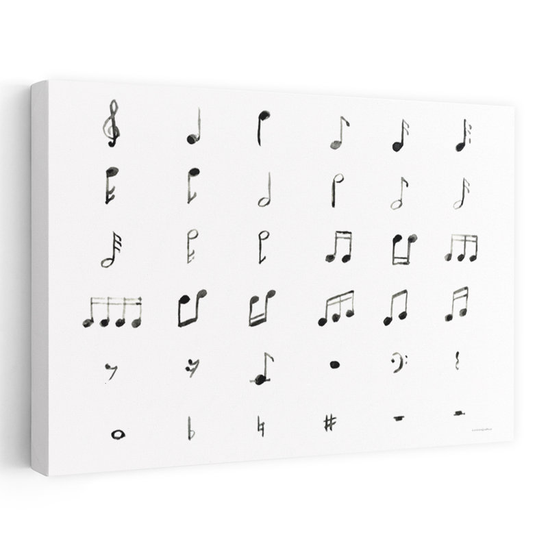 Gouttes de musique, art contemporain abstrait, H 16 po x l 24 po