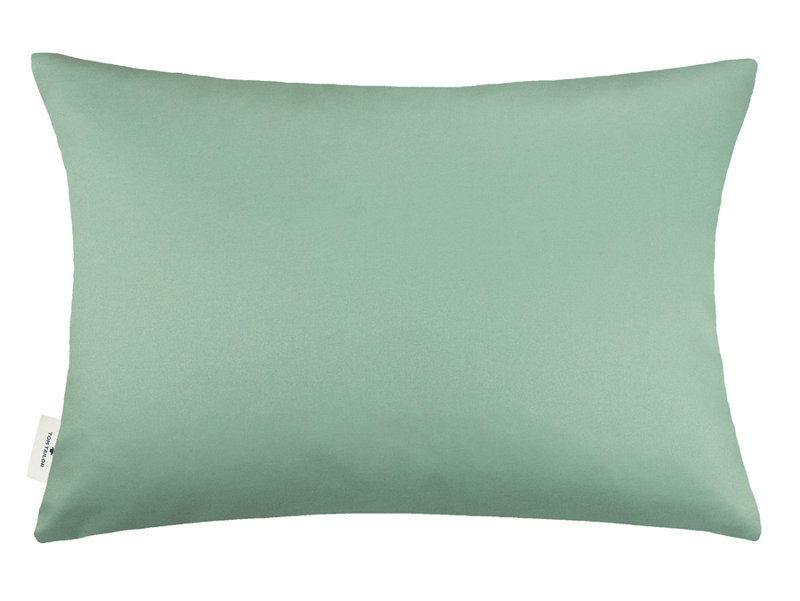 Rectangular Lumbar Cushion, Dark Green