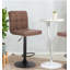 Deristin Swivel Upholstered Adjustable Height Counter Stool with Metal Frame-1711429614