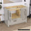 Base de meuble-lavabo simple en bois massif de 42 po seulement-94922493