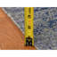 8'x10'2" Grey ERASED ROSSETS Silk with Wool Hand Knotted Oriental Rug CD257C7C08354A0A8C8C645219138E1D