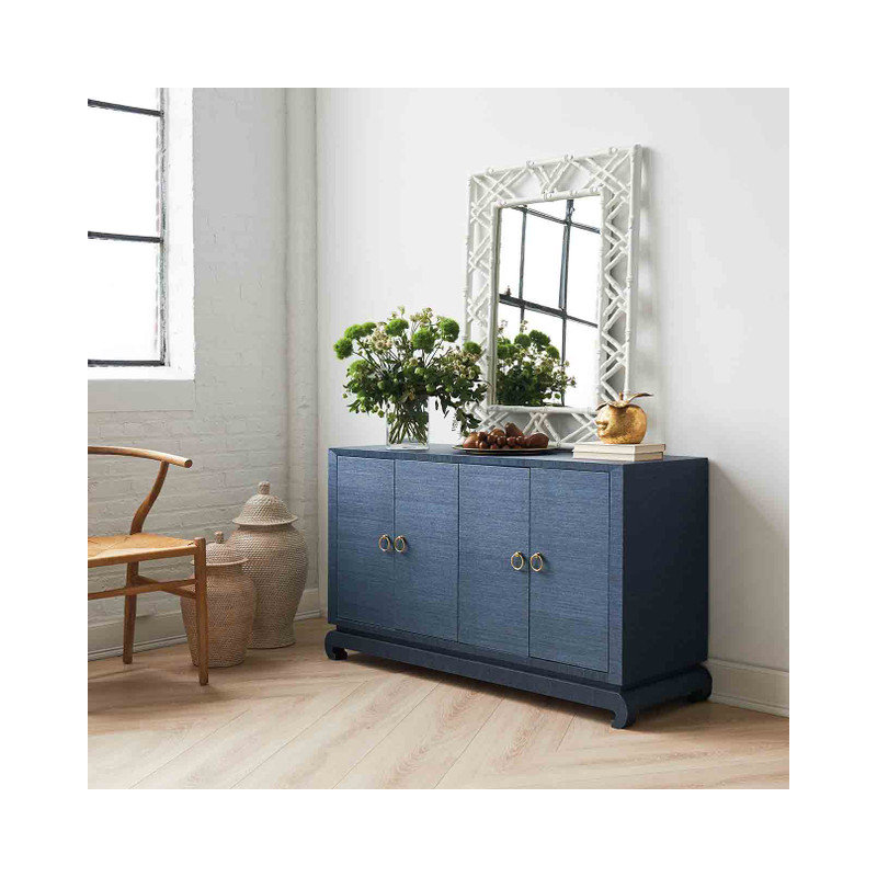 Meredith Sideboard, Navy Blue, 30"H x 53.3"W x 18"D
