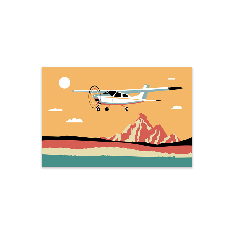 Paysage d'avion par Jay Stanley - peinture sans cadre