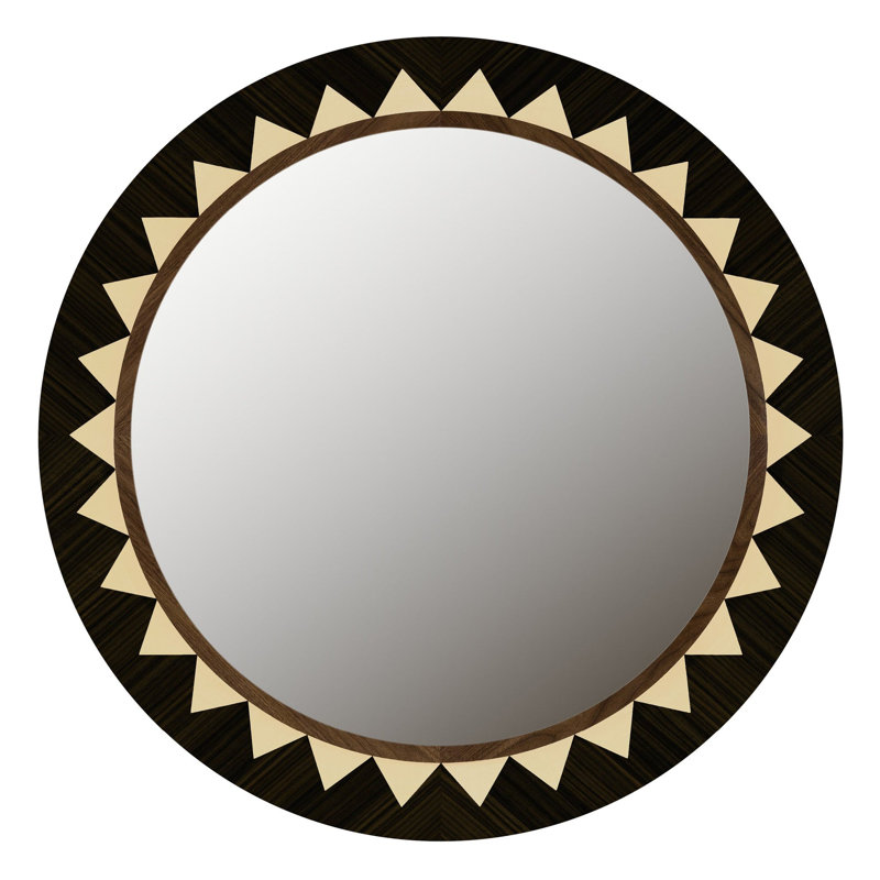 Hudson Valley Round Solid Wood Mirror