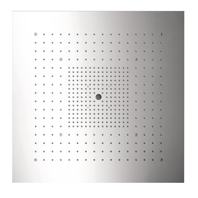 AXOR Starck Heaven Multi Function Rain Shower Head, Steel Optik