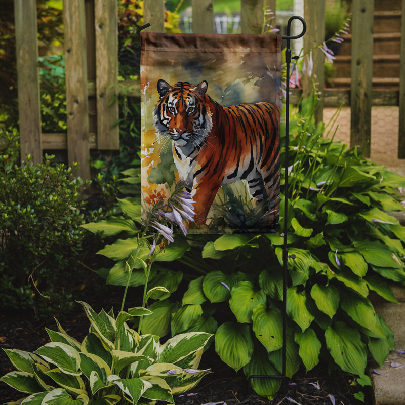 Drapeau du jardin du tigre du Bengale
